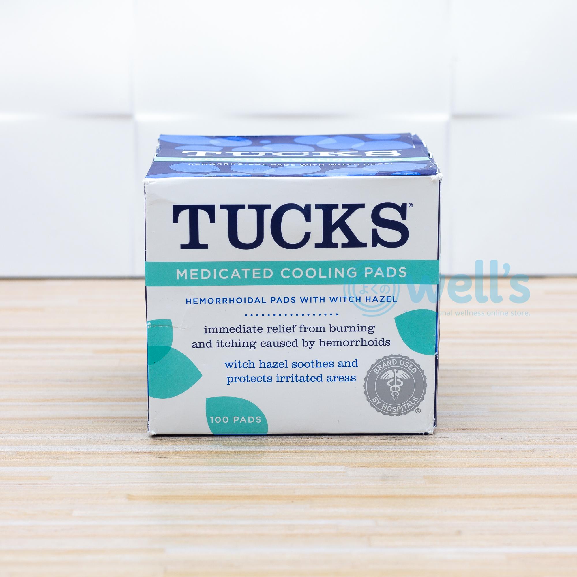 Tucks Medicated Cooling Pads. Hygienic Wipes for Relieving Itch and ...