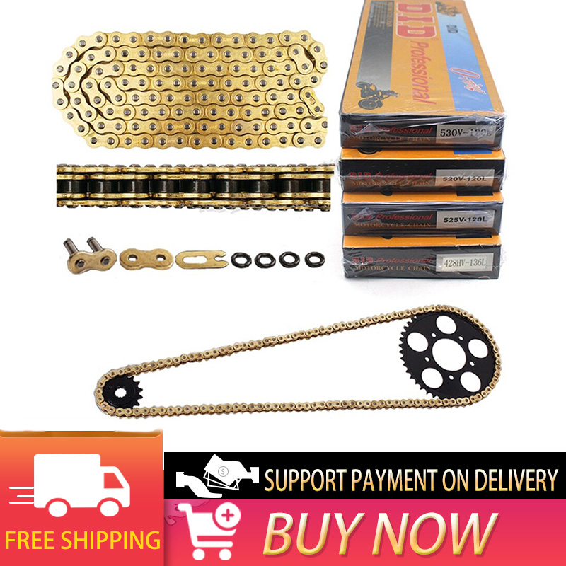 DID Oring Motorcycle Chain Oil Seal Chain 520 Chains 120 Links Off Road
