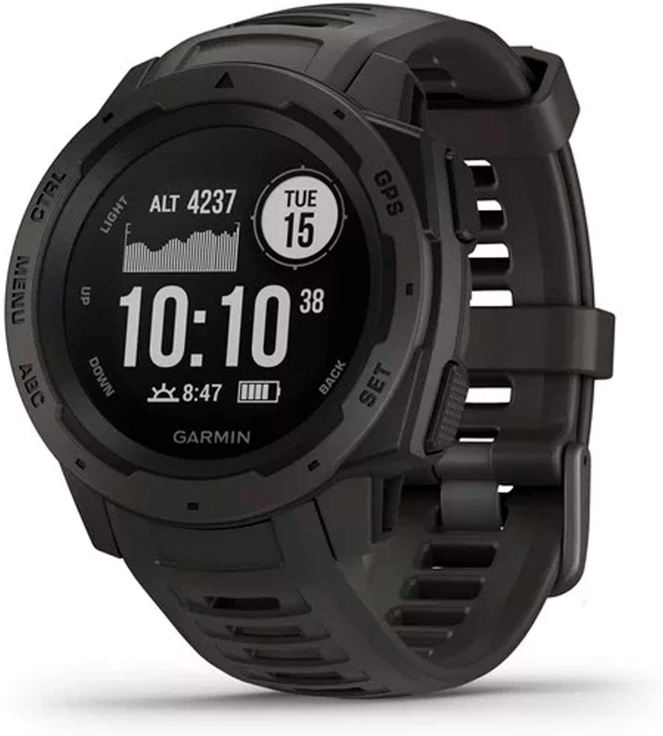 Garmin 010-02064-00 Instinct Rugged Outdoor Watch with GPS Features GLONASS  and Galileo Heart Rate Monitoring and 3-Axis Compass Graphite | Lazada PH