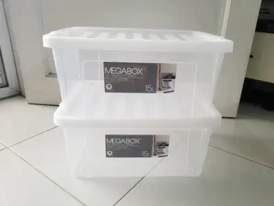 MEGABOX 15L STORAGEBOX ( L 39.0cm x W 29.0cm x H 17.5cm )