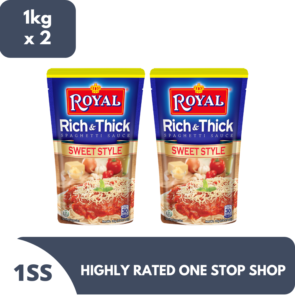 Royal Spaghetti Sauce Sweet Style 1kg x 2 Lazada PH