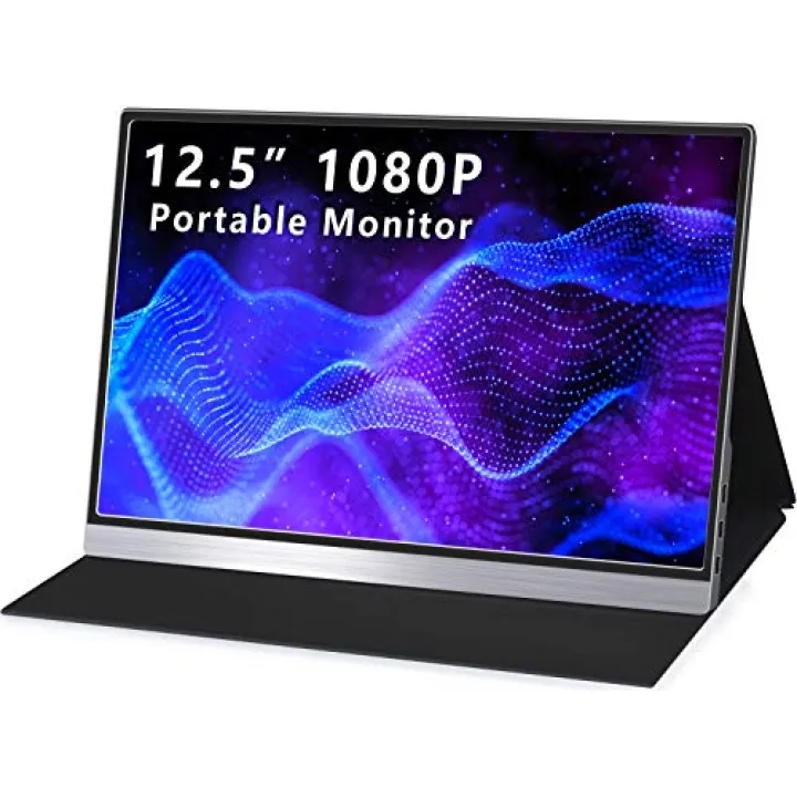 Cocopar Portable Monitor 12 5 Inch 1080p Fhd Ips Hdr Freesync Usb C Monitor With Dual Type