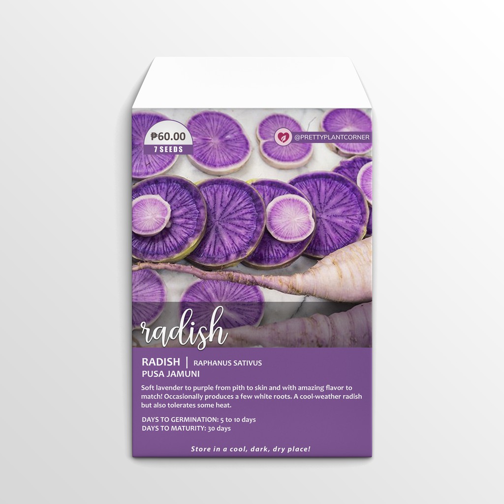 Pusa Jamuni Radish Seeds Lazada PH