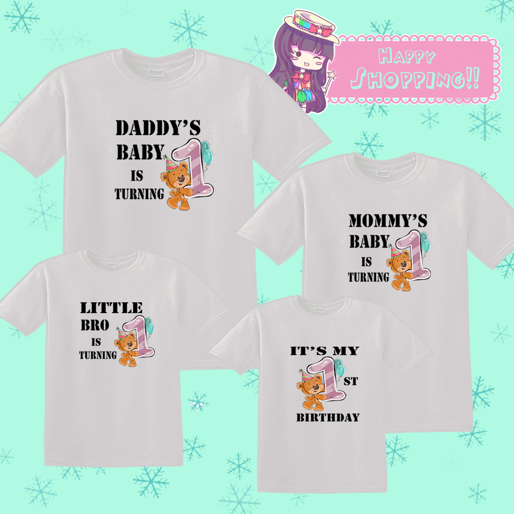 family shirt for 1st birthday