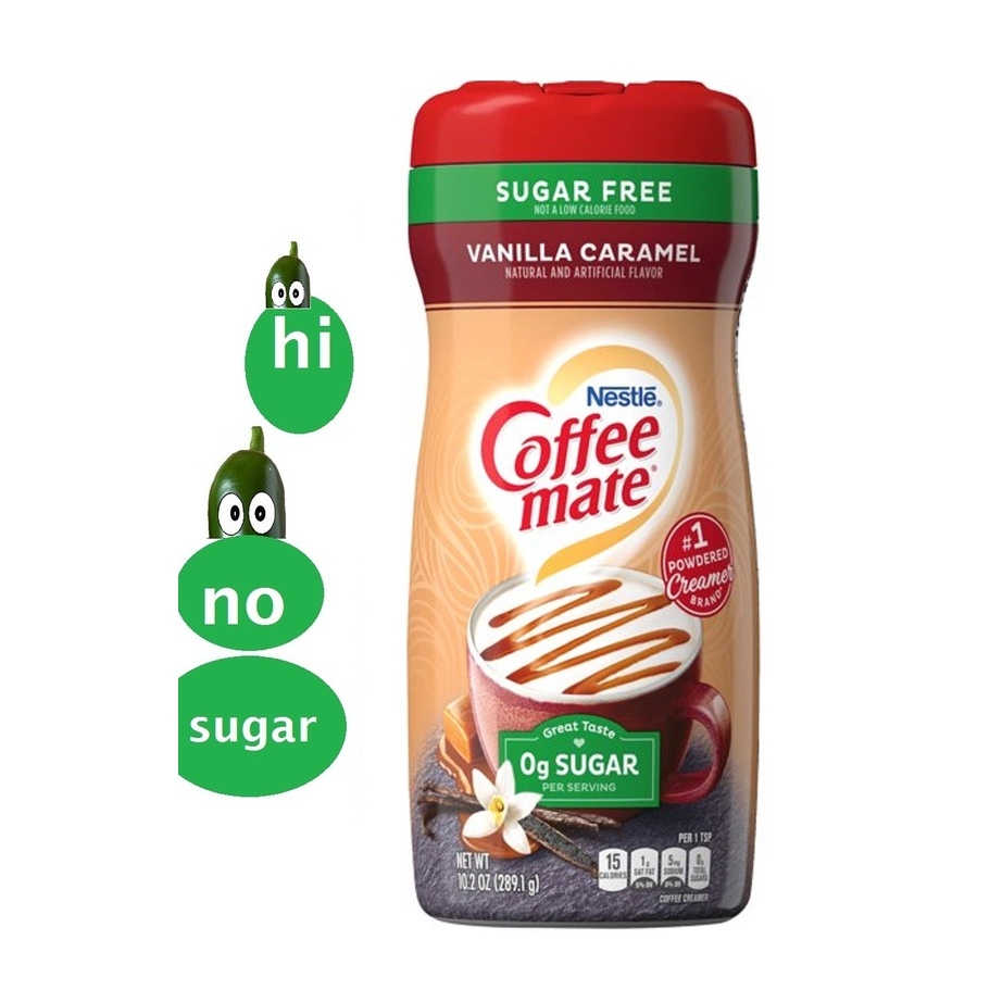 Coffee mate French Vanilla Powder Creamer 15 oz Nestle Coffeemate Hazelnut Coffeemate sugar