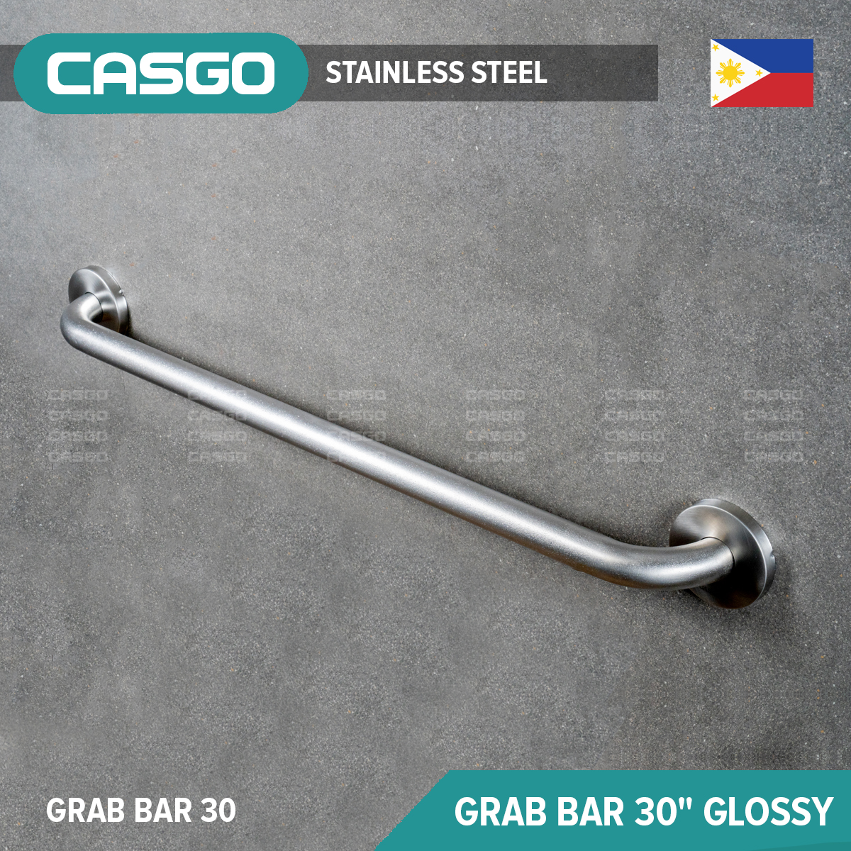 CASGO Grab Bar 30" Stainless Steel / Bathroom Fixtures / Accessories / Sanitarywar/ Bathroom