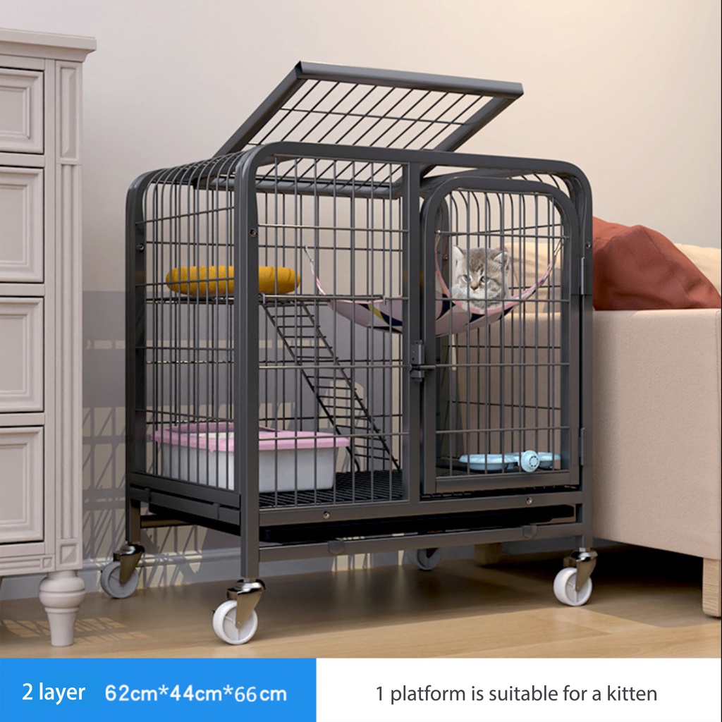 hot sale Stackable Cage for cat cage 4 layer Cat House collapsible cage