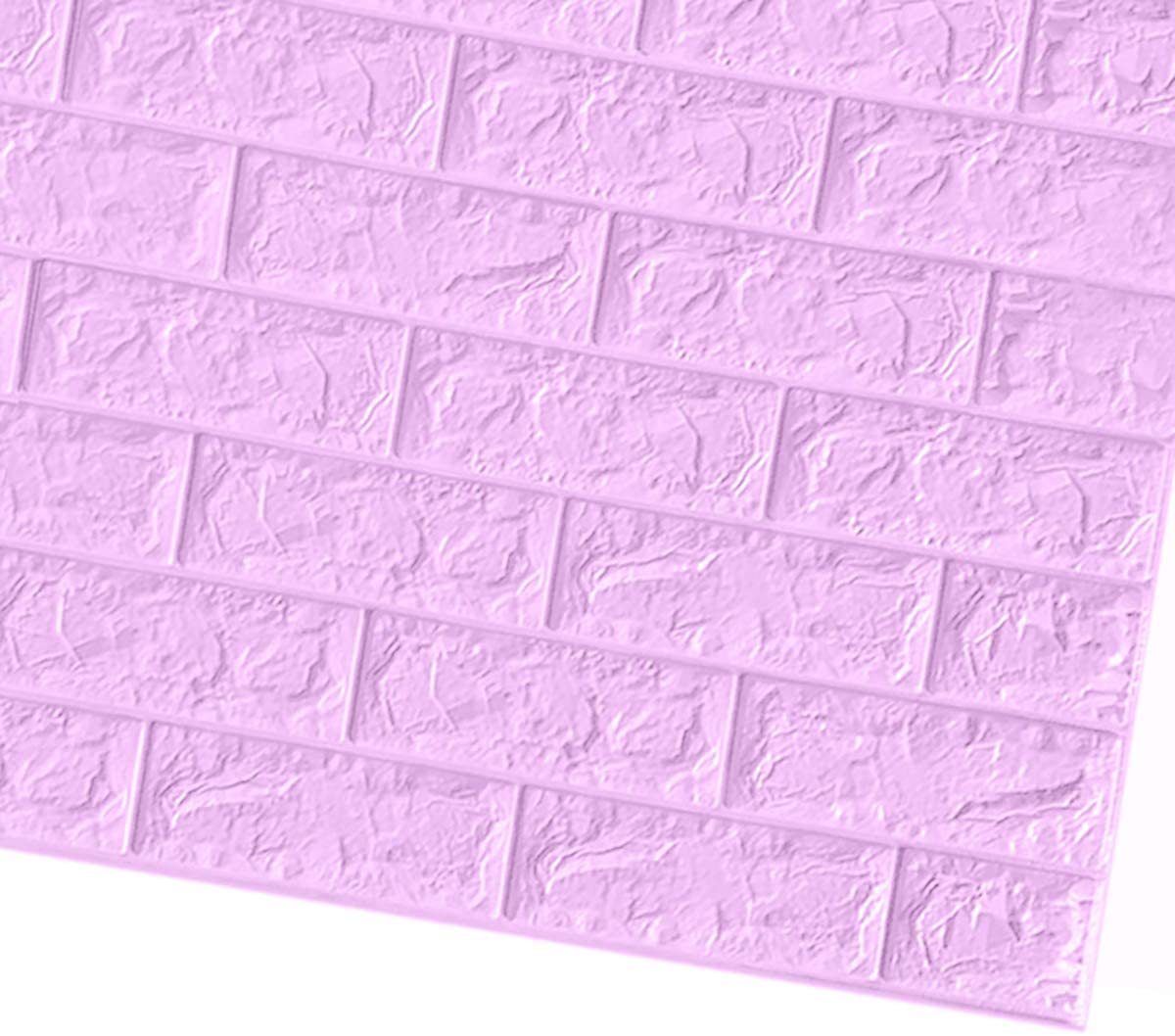 Foam Bricks Wallpaer 70cm X 70cm Purple Foam Bricks Accent Wall Design 