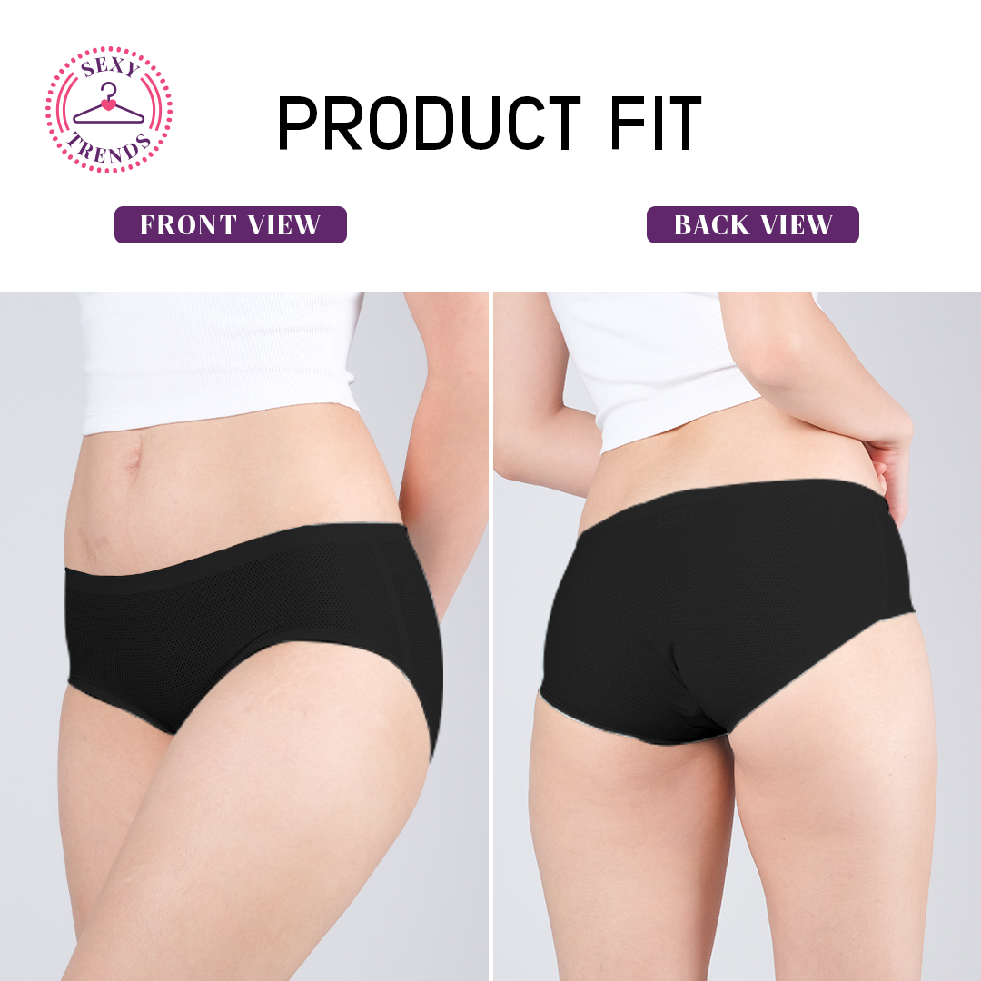 Aliciga Sexy Panties for Women Women's Fashion Sexy Mid Waist Underwear  Solid Color Briefs Underwear Women Panties : : Clothing, Shoes 