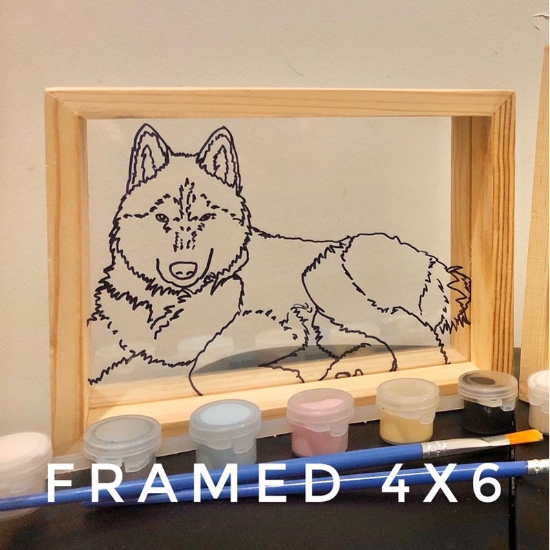 DIY Acrylic Glass Paint Kit (Anime, Vector Art, Logo) Lazada PH