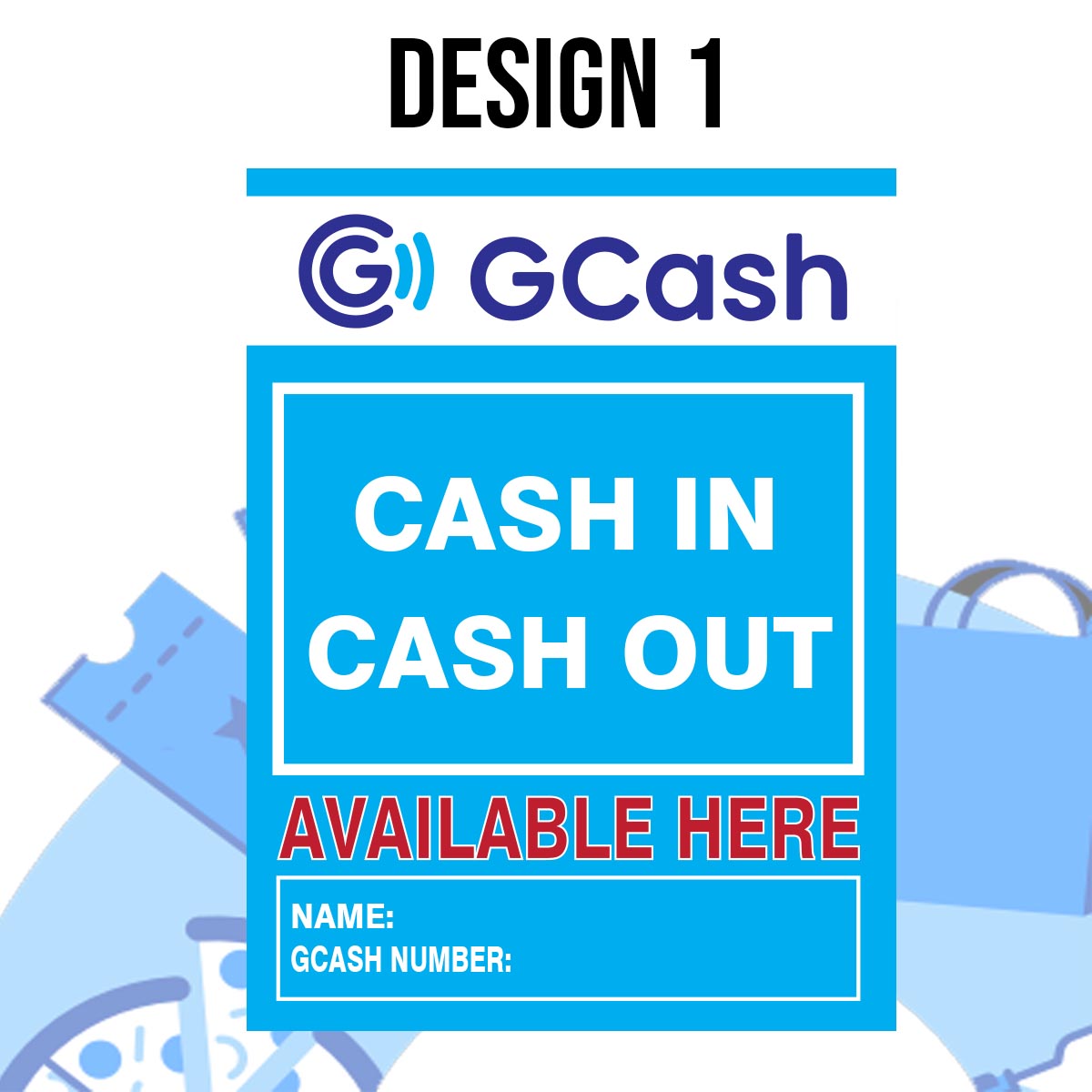 GCASH Tarpaulin High Quality Print Bilis Shipout!! | Lazada PH