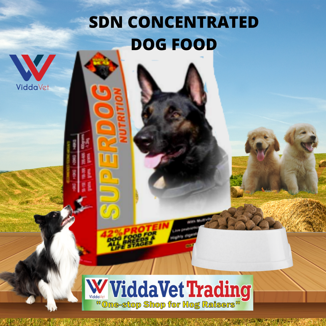 5 Kilograms SDN42 SuperDog Nutrition Dog Food - MANALO K9 Concentrated ...