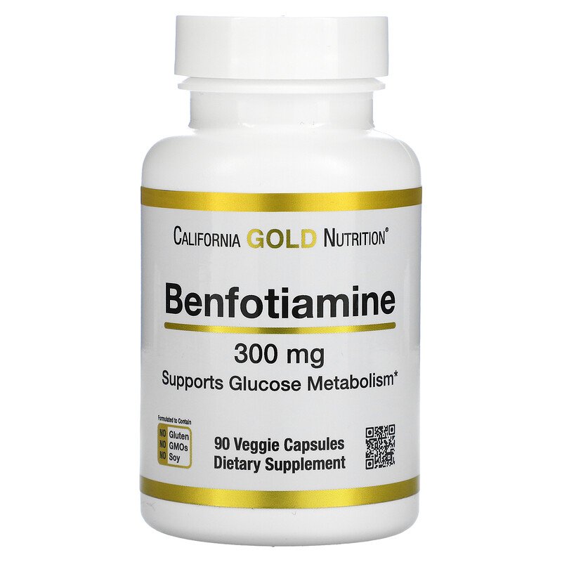 Mega Benfotiamine, FatSoluble Thiamine 300 mg, 90 Veggie Capsules Lazada PH