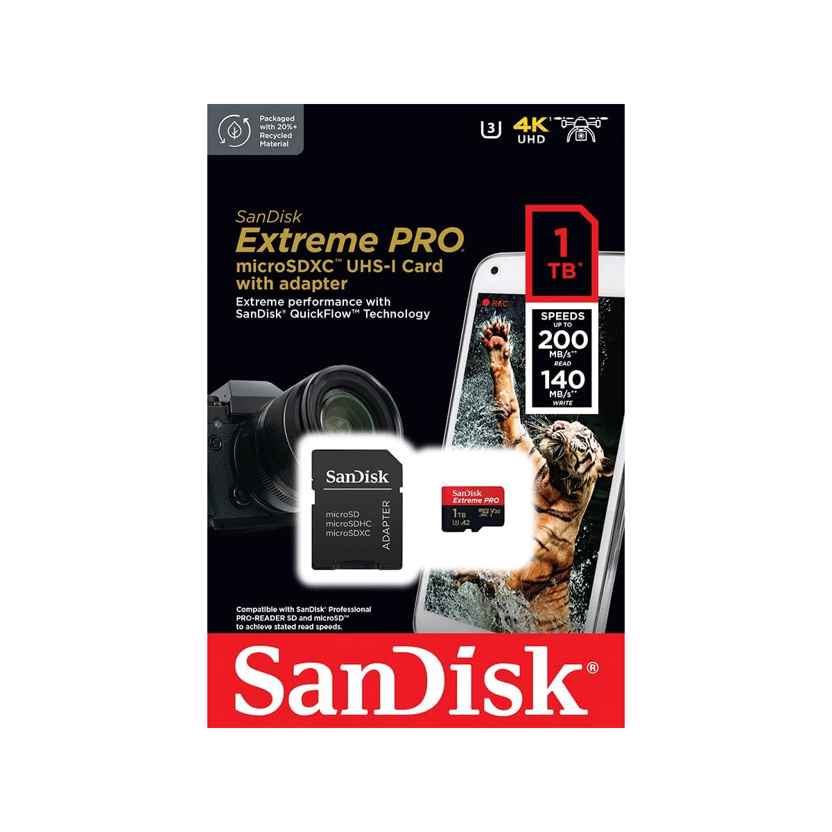 新品SanDisk Extreme PRO microSD 1TB 3枚セット 【公式通販】