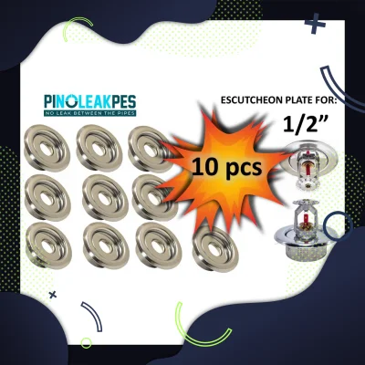 10 pcs Escutcheon Plate for Sprinkler (1/2)