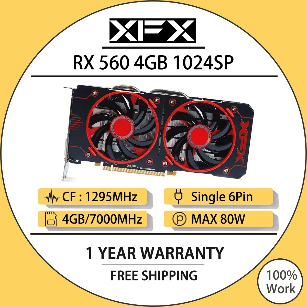 Xfx radeon rx on sale 560