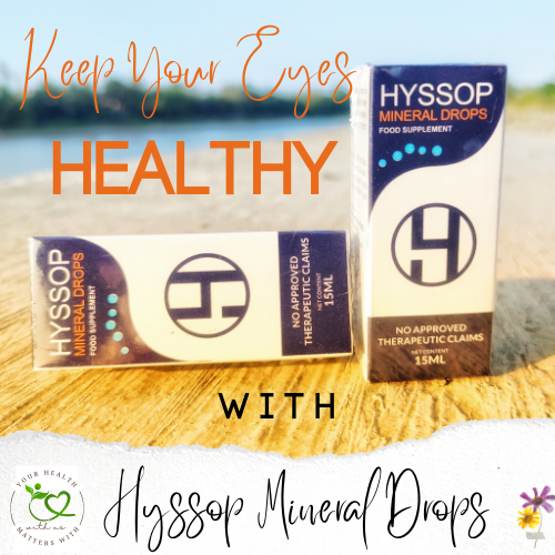 Hyssop mineral drops; a food supplements that provides multiple mineral