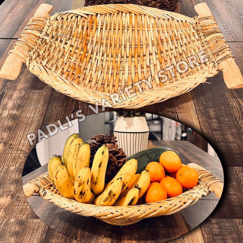 Rattan Fruit Tray (DUYAN INSPIRED) Native Fruit Tray Basket High Quality Tray Center Table
