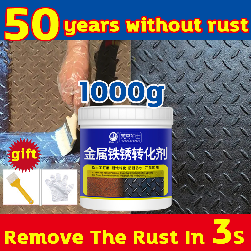 1000g Water-based Metal Anti-rust Paint Household Rust-free