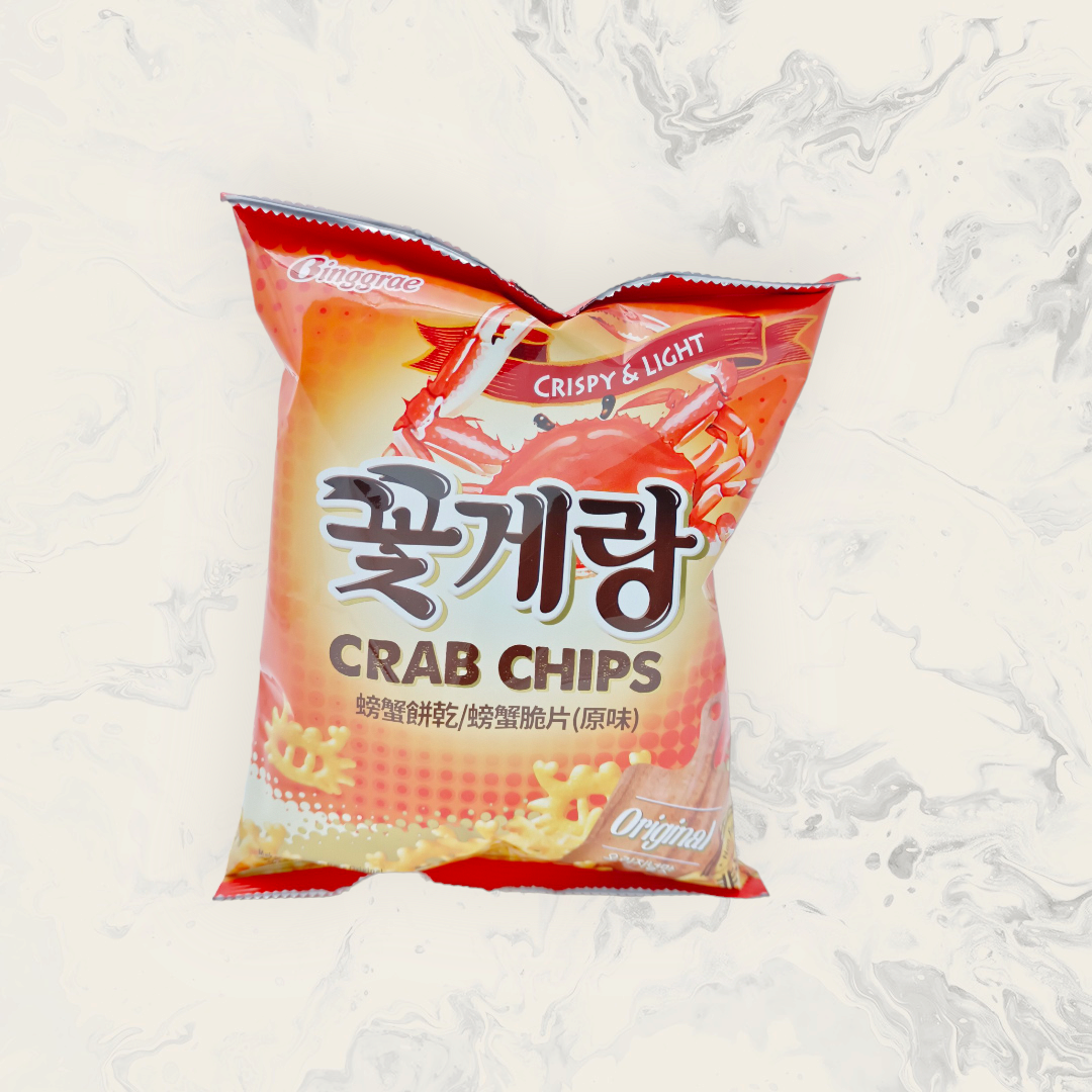 (Korea) Binggrae Crab Chips. Original. 70 grams. Lazada PH