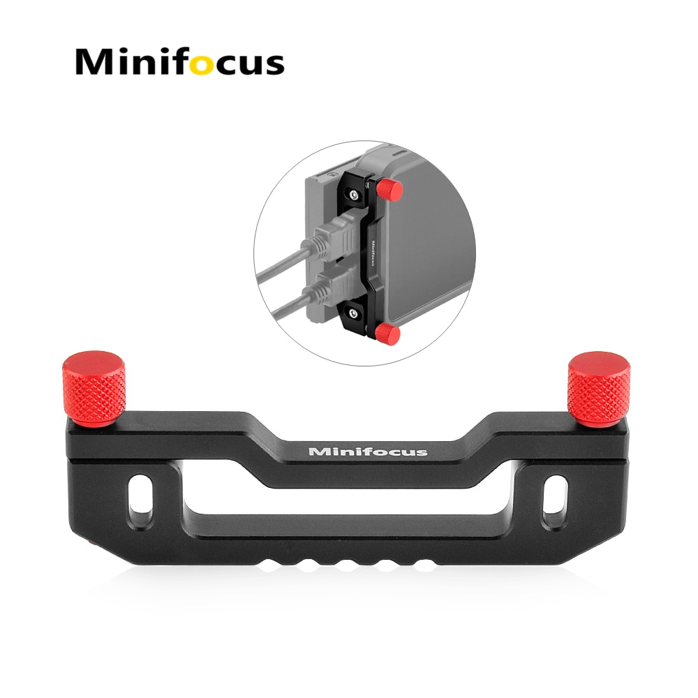 Minifocus Monitor Cable Clamp Camera Cage Cable Wire Clip Fixator Mounting Plate for ATOMOS SHINOBI Monitor for Ninja V Monitor