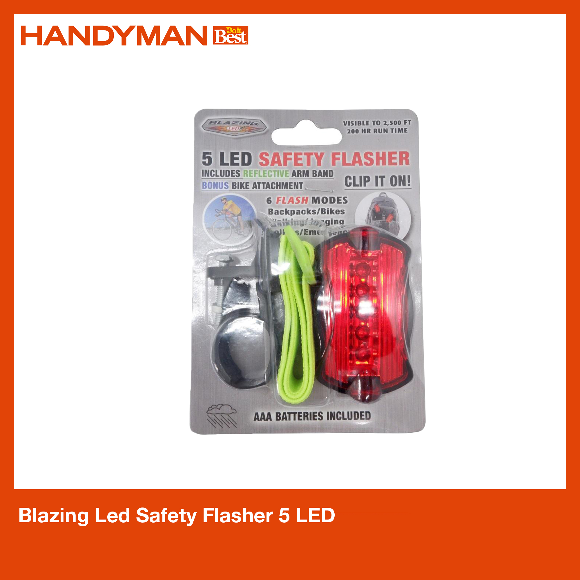 Blazing LED 5 LED Safety Arm Band