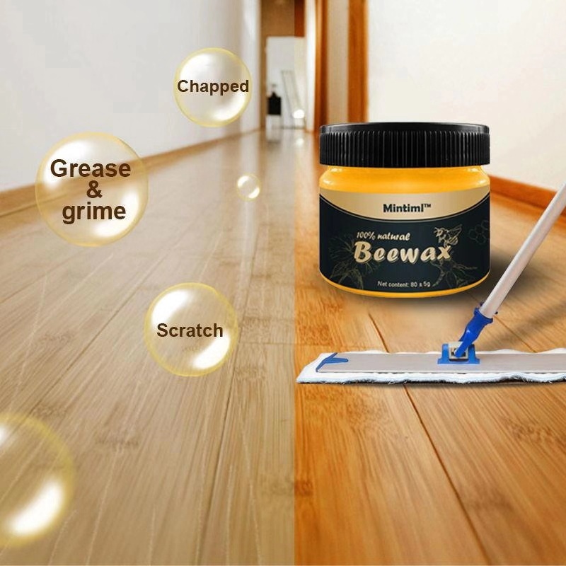 Sealing MiaoC Natural Beeswax Wood Polish Non-Toxic Beewax for Nourishing Protecting Wooden Furniture 20g/85g/100g/200g Wood Wax Cream J-Yellow, 100g Covering Scratches Renewing