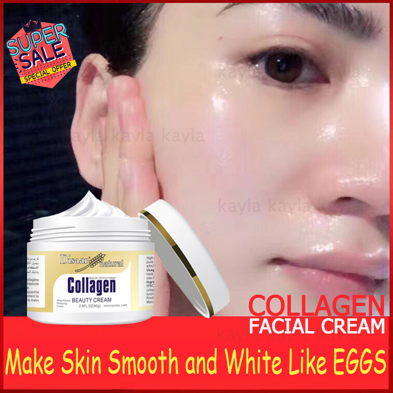 DISAAR Collagen Cream 80g Face Cream Lighten Dark Spots Repair Damaged