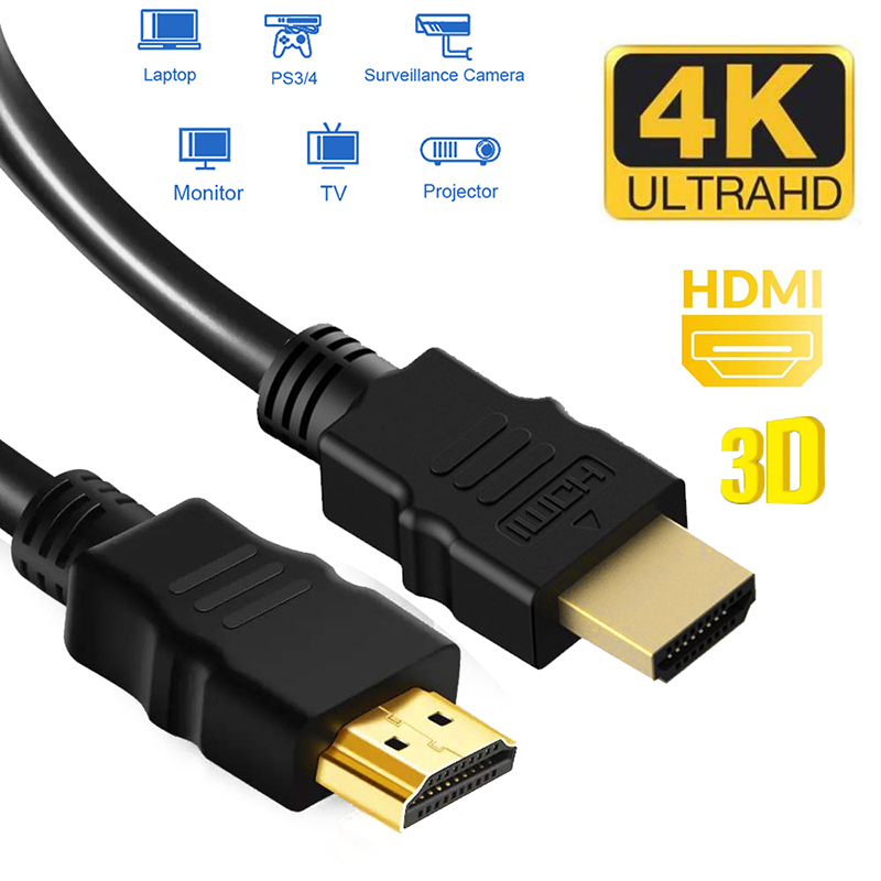 1m HDMI-Kabel 2.0 a/b JAMEGA Ultra HD 4K 60Hz 4:4:4 HDR HDCP ARC 2160p CEC 3D 1080p Full HD Dolby Vision 18GBit s High Speed mit Ethernet