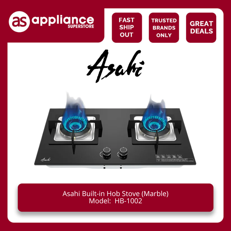 Asahi Builtin Hob Stove (Black) HB1002 Lazada PH