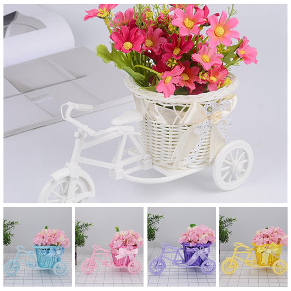 bicycle with flower basket