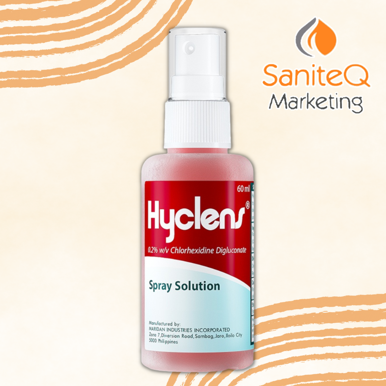 Hyclens Wound Spray (0.2 Chlorhexidine) 60mL Lazada PH