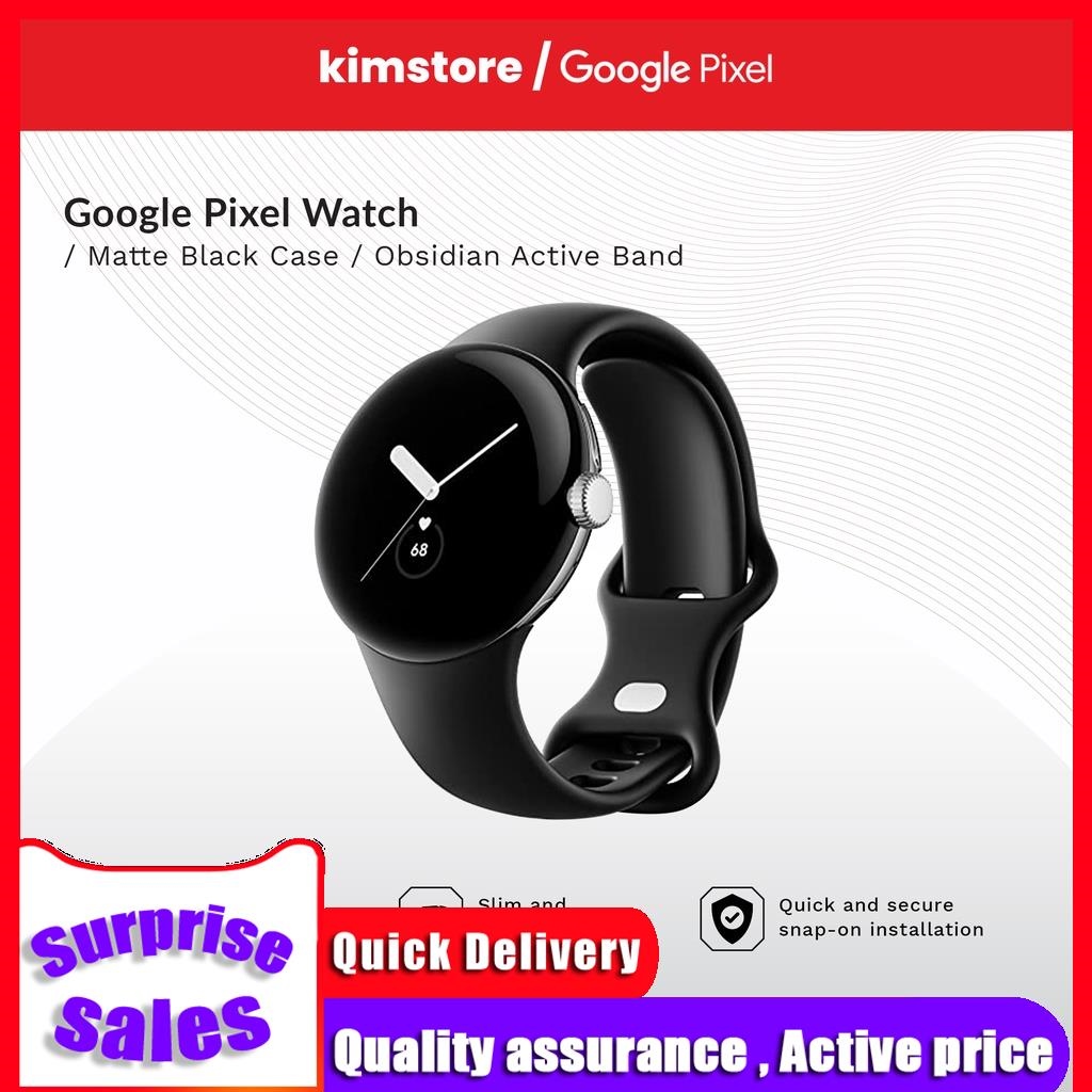 Kimstore Google Pixel Watch Matte Black Champagne Gold Polished Silver Lazada PH