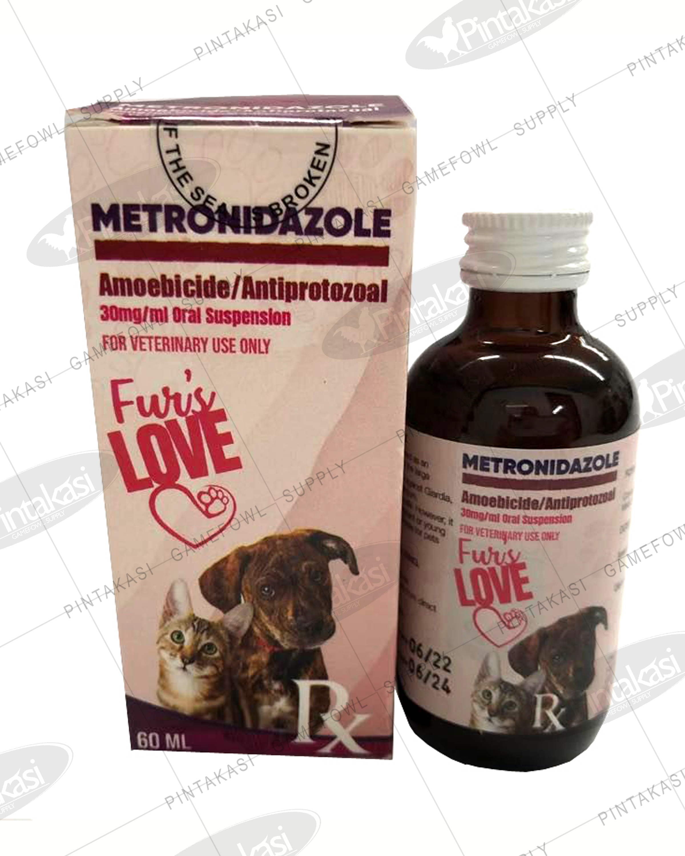 PINTAKASI Fur's Love Metronidazole 60mL Amoebicide / Antiprotozoal Oral
