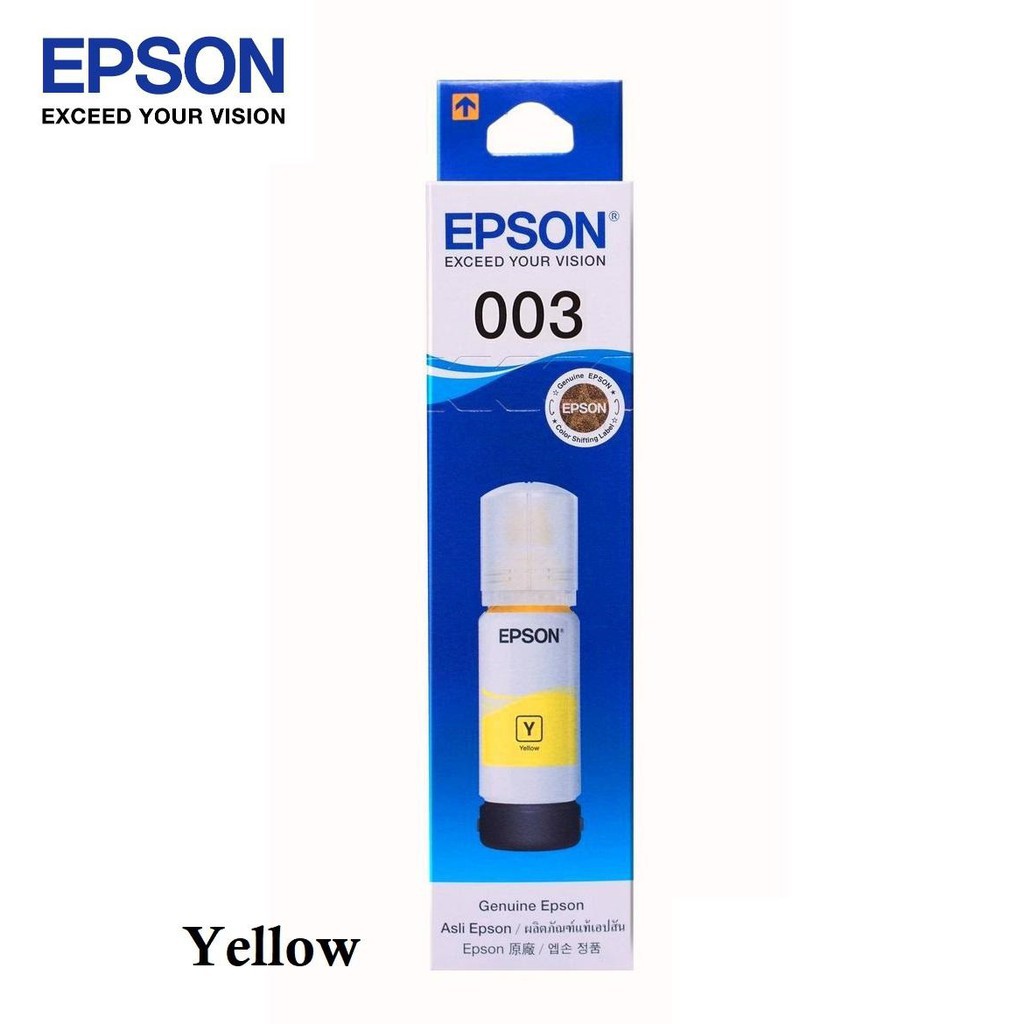 Epson Printer 3 In 1 Epson Genuine 003 Ink Bottle 65ml Blackcyanmagentayellow For L3100 L3101 9960