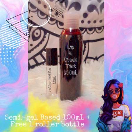 100ml Lip and Cheek Tint + 1 Free Roller Bottle