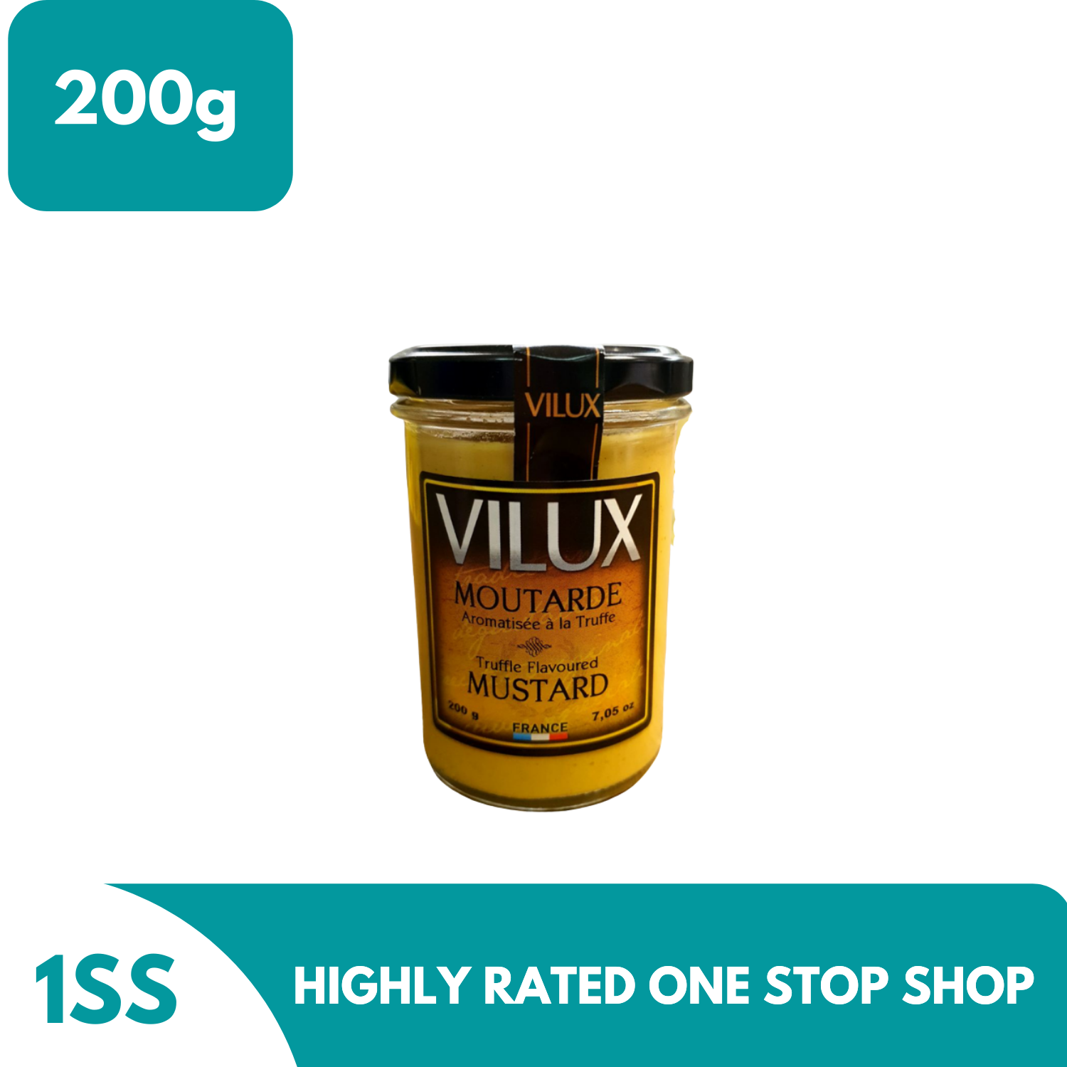 Vilux Moutrade Truffle Flavored Mustard 200g Lazada PH