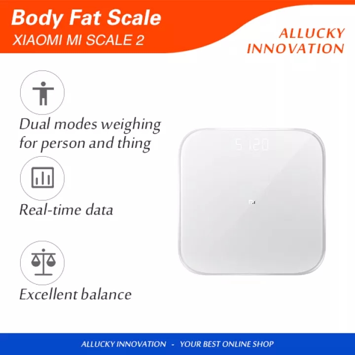 XIAOMI Mi Smart Scale 2 LED Display Bluetooth 5.0 IOS Android Body ...