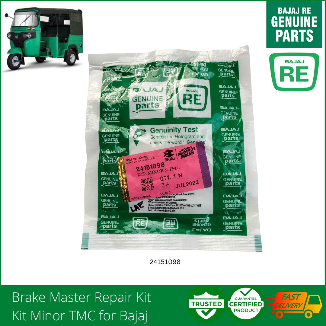 BAJAJ Brake Master Repair Kit 🛺🛺🛺 Kit Minor TMC (24151098) Quality