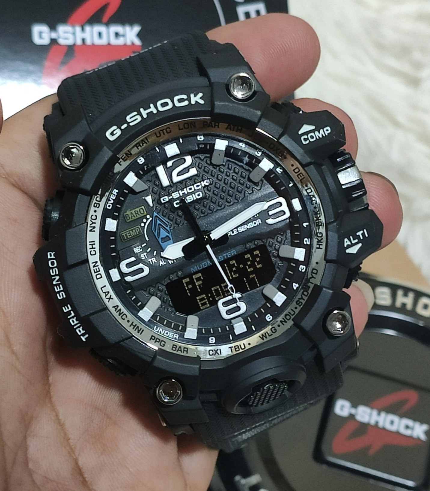 Triple sensor clearance mudmaster