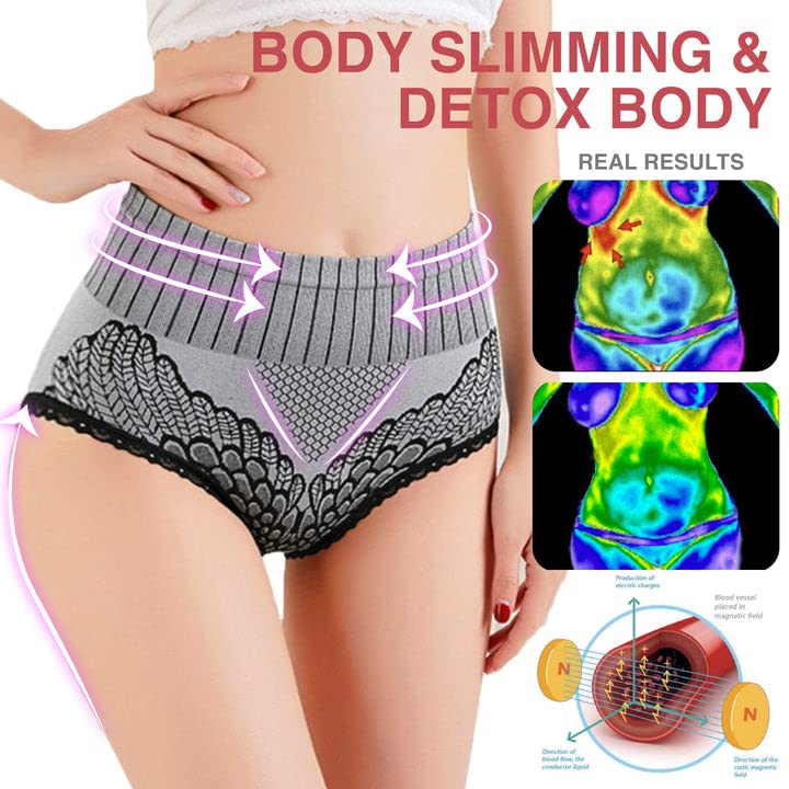 5PCS Graphene Honeycomb Vaginal Tightening & Body Shaping Briefs for Women  High Waisted Underwear Tummy Control Panties