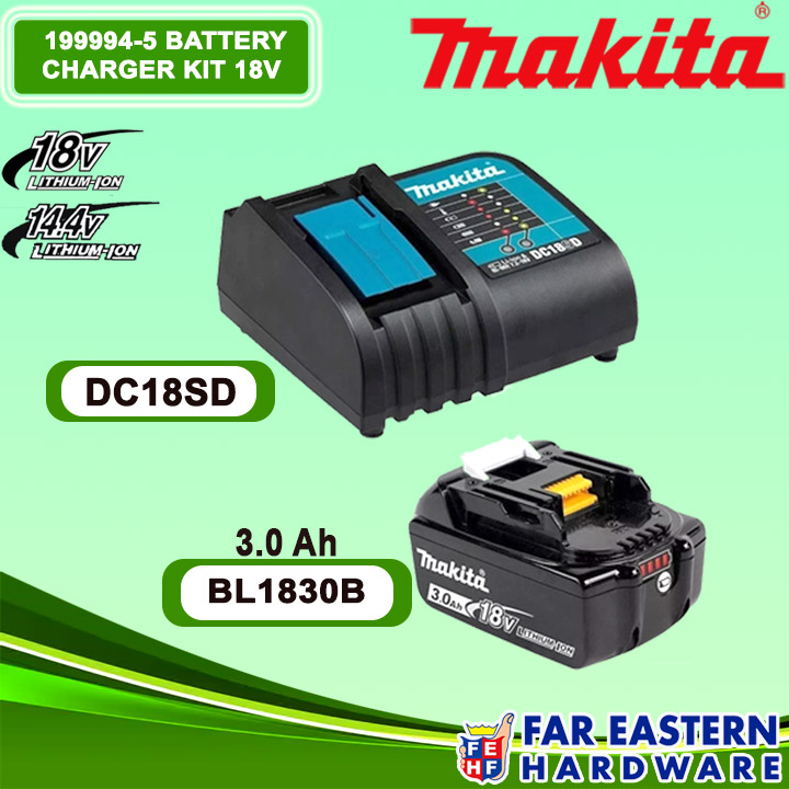 MAKITA 199994-5 Battery Charger Kit 18V MKPT18 Makita System