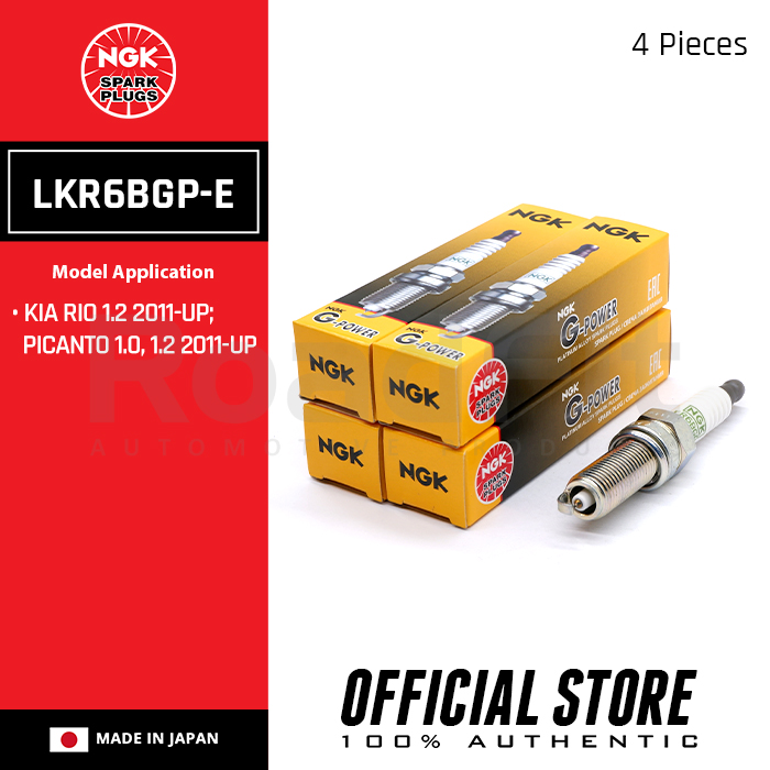 NGK LKR6BGPE GPower Platinum Spark Plugs For Hyundai Grand i10