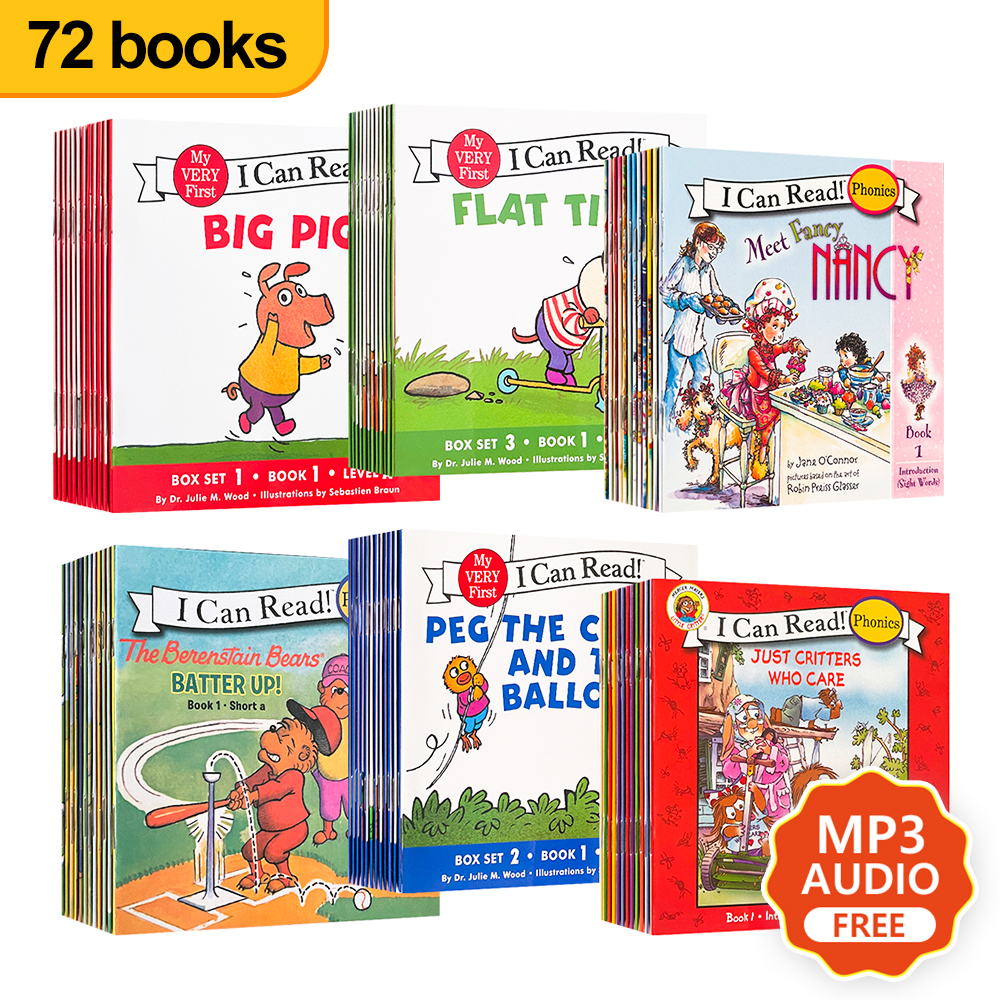 84/72/48/36 Books I Can Read Phonics Books Set My Very First Storybooks