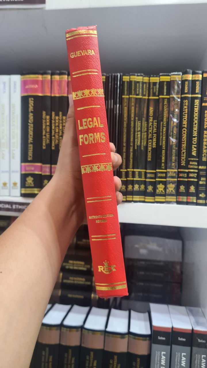 Legal Forms Guevara Red Law Book (16th Edition) Lazada PH