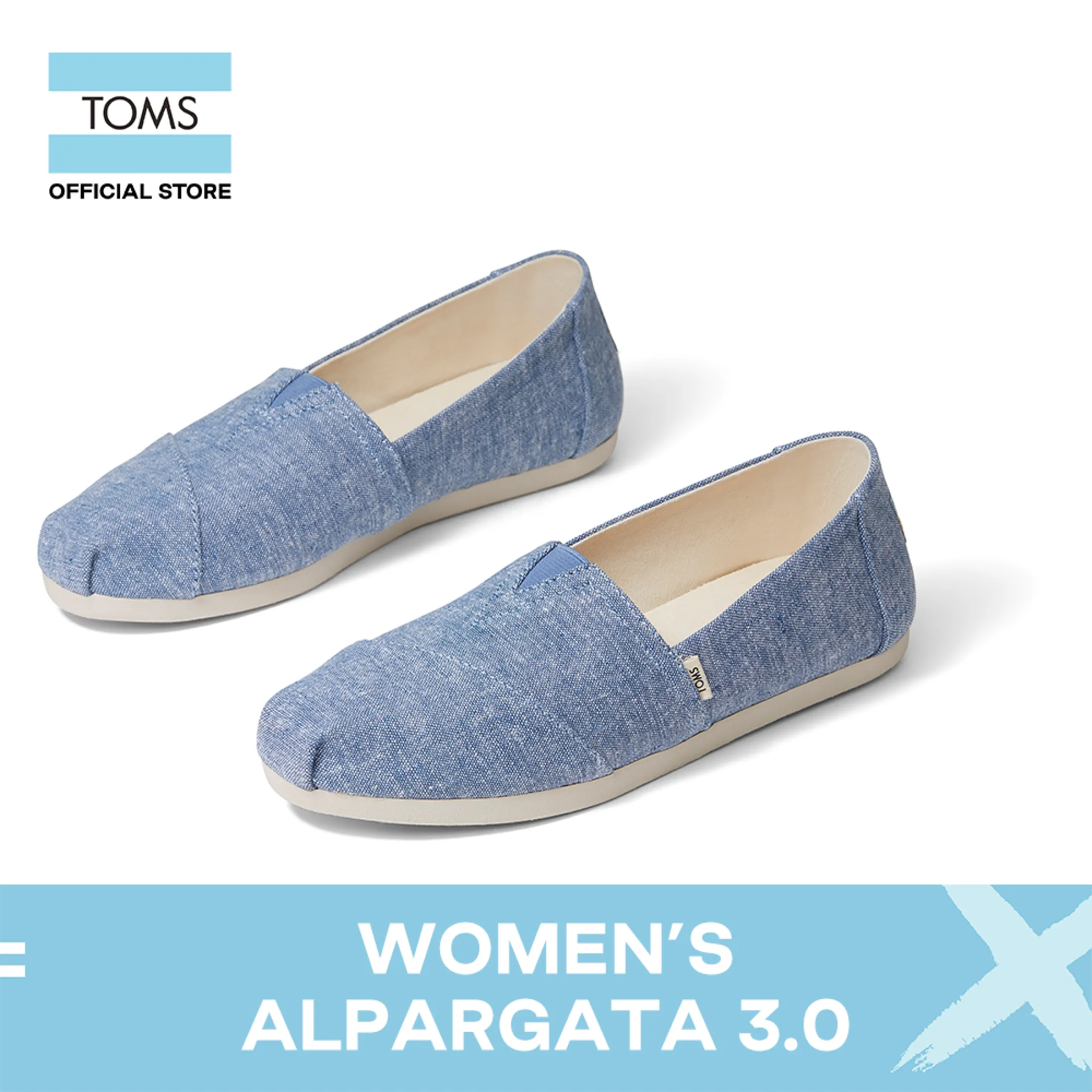 toms alpargata blue