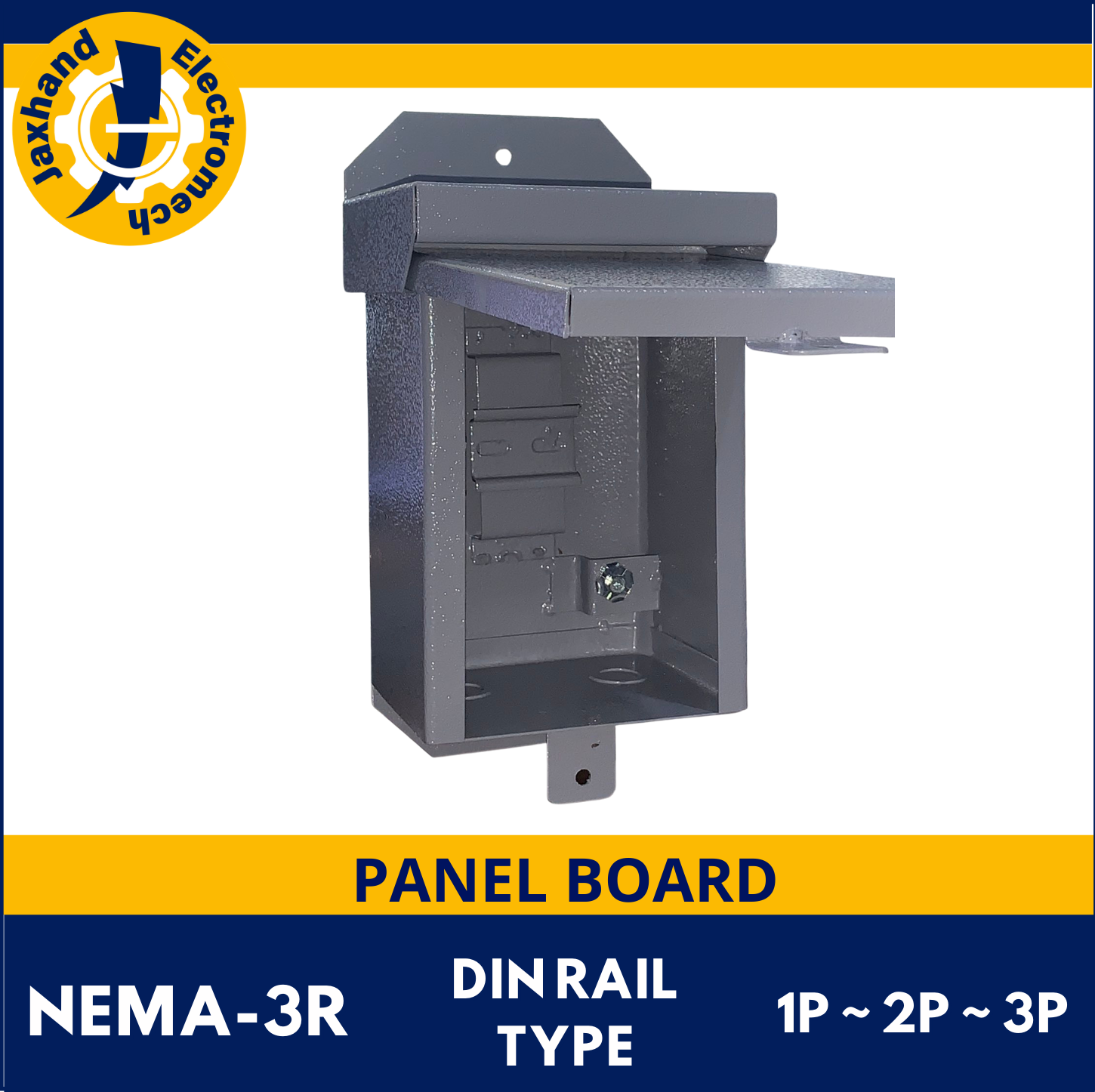 NEMA 3R Enclosure for Din Rail Type MCBM/ 16 METAL SHEET / SALE PANEL