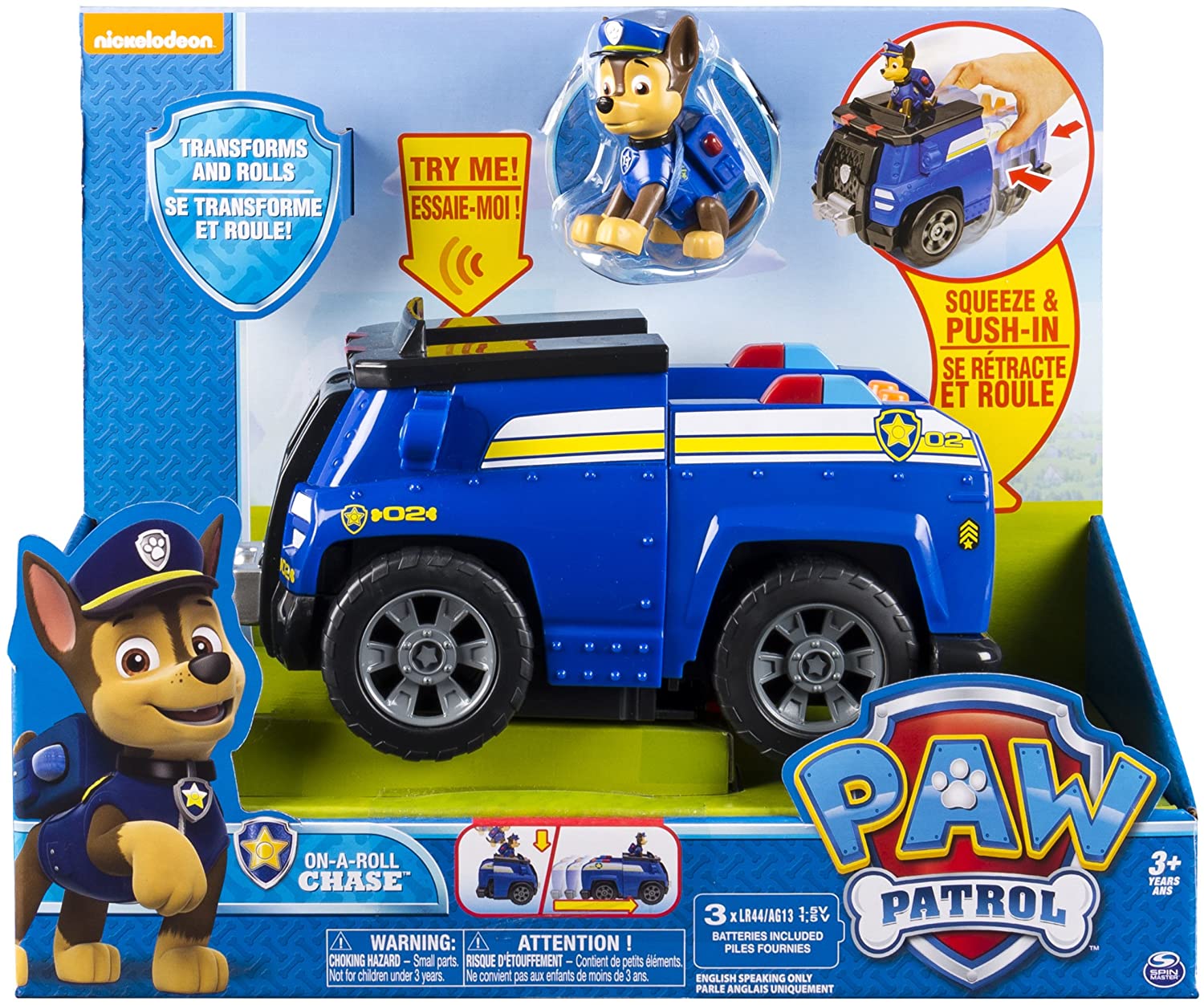 BRAND NEW and ORIGINAL - PAW Patrol Chase's Deluxe Cruiser Toy Vehicle ...