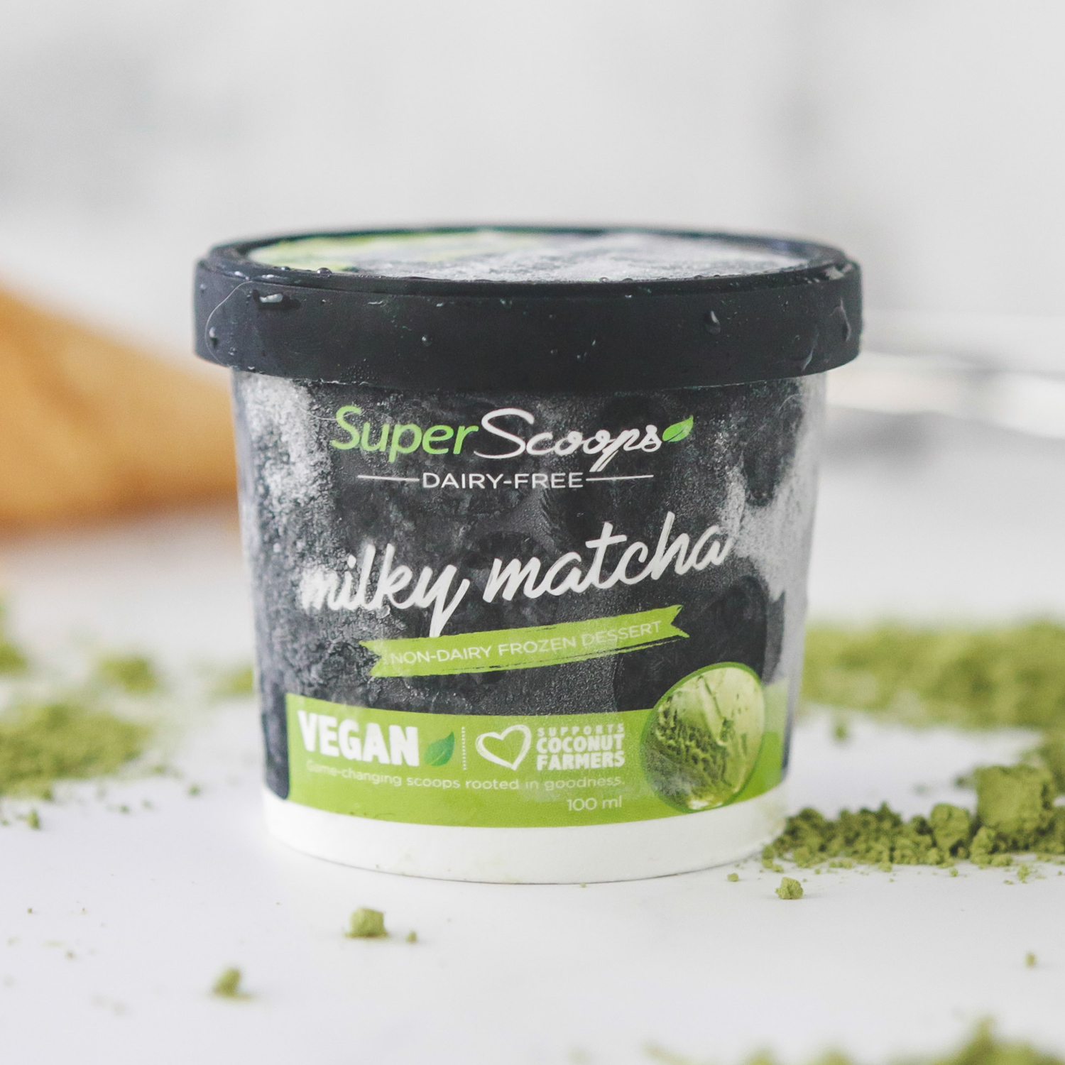 Super Scoops Dairy-Free Vegan Ice Cream Milky Matcha Mini Cup | Lazada PH