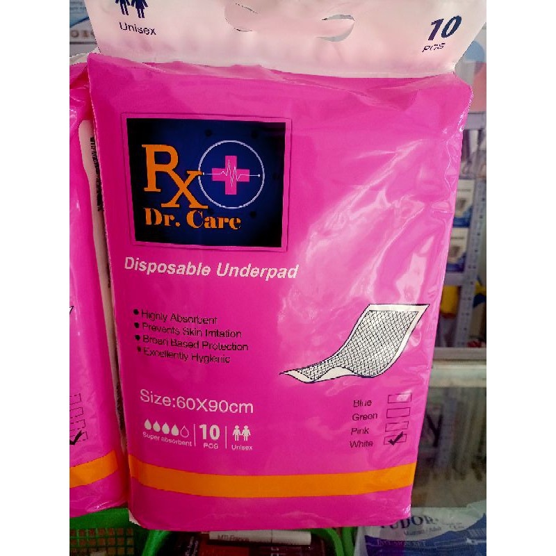 UNDERPADS DISPOSABLE Rx Dr. Care 10PCS (Rx Dr. Care) Lazada PH